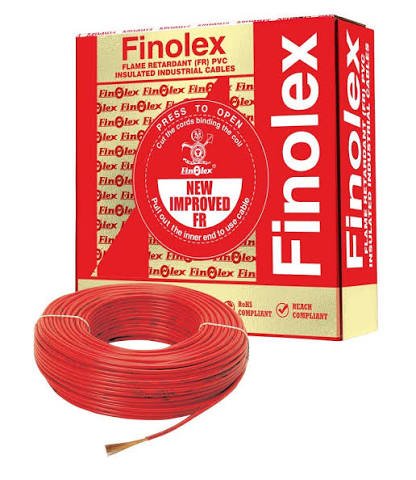 Finolex 1.0 Sq. mm FR PVC Insulated Copper Wire – Red